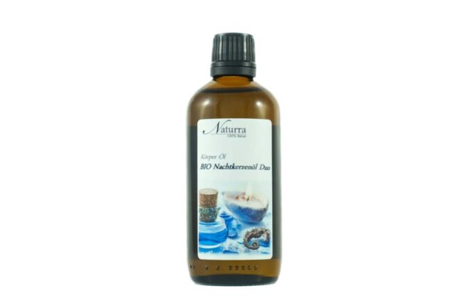 Bio-Nachtkerzenöl kaltgepresst DUO 100ml Glas 2in1