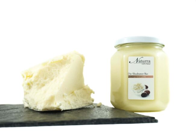 480g Bio Sheabutter Aktion in glas native Rohware klassisch unbehandelt roh