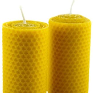Bienenwachskerze Stumpenkerze Kugel Spirale Tischkerze 6,5 x 5,5 cm 100/% Bienenwachs aus BIOLAND Imkerei