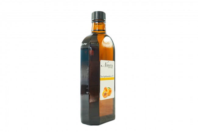 250ml kaltgepresst natives Aprikosenkernöl Marillen Öl Glas Naturkosmetik Bio unraffiniert