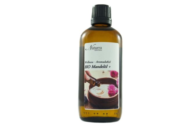 Wellnessöl Mandelöl Bio nativ aromatherapie 100ml mit ätherischem öl