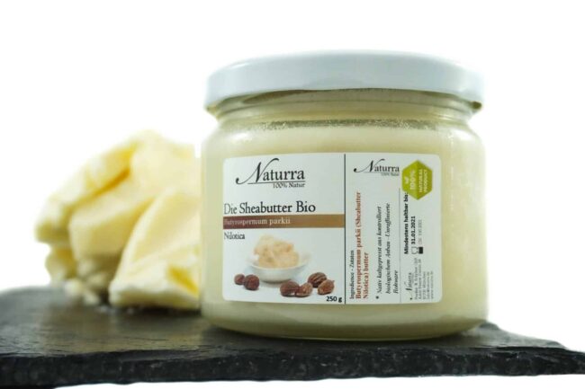 Karite Nilotica Sheabutter 250g Biologisch angebaut Uganda Rohware kaltgepresste naturkosmetik