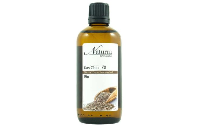 Chiaöl bio kaltgepresst 100ml Braunglasflasche naturkosmetik in Lebensmittelqualität