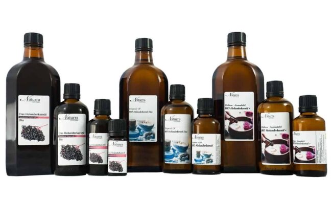 Naturra Holunderkernöl Sortiment DUO Wellnessöl Aromatherapie kaltgepresst